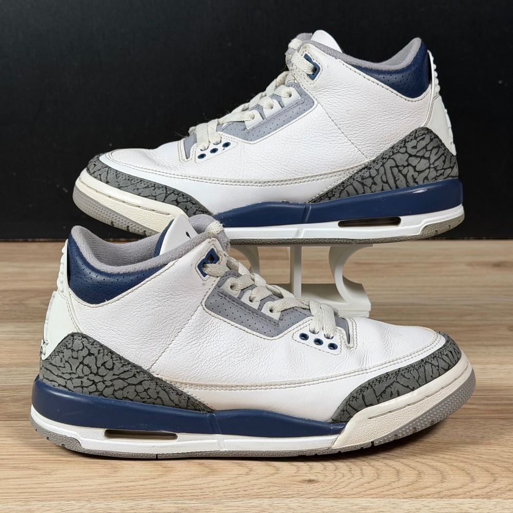 Jordan Air Jordan 3 Retro Midnight Navy Youth 6Y White Blue DM0967-140
